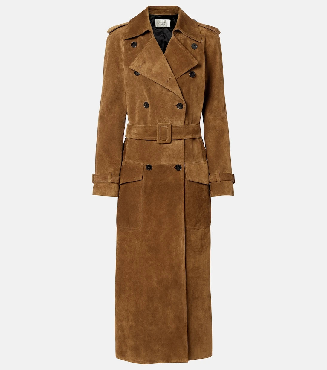 Saint Laurent - Suede trench coat