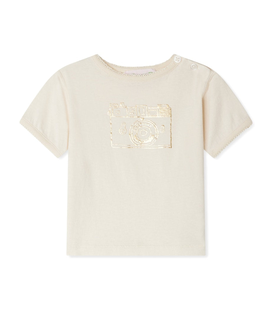 Cotton Camera Print Shirt (6-36 Months)