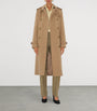 Burberry Beige Cashmere Long Kensington Heritage Trench Coat