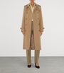 Burberry Beige Cashmere Long Kensington Heritage Trench Coat