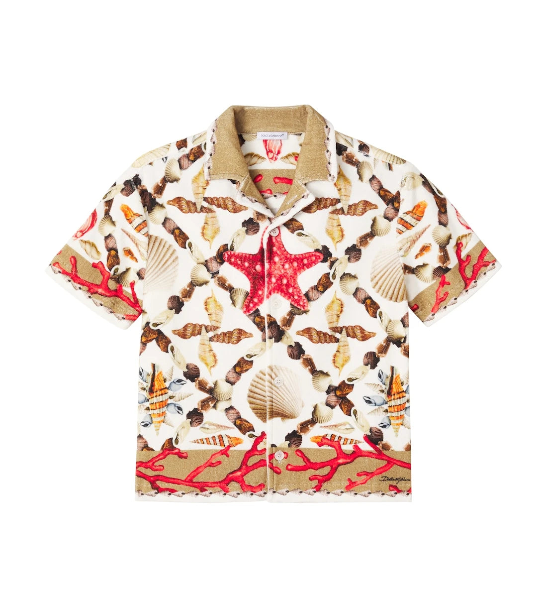 Dolce&Gabbana Kids - قميص قطني مطبوع