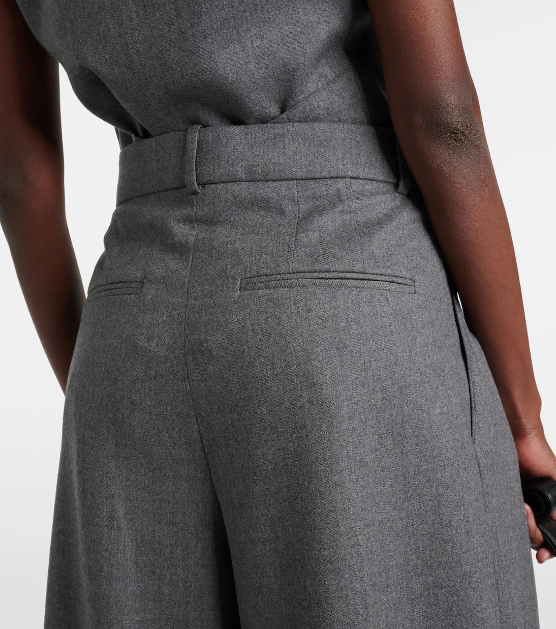 Wardrobe.NYC - Low-rise wool flannel wide-leg pants