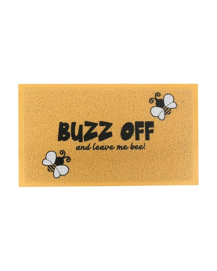 Artsy Doormats Bee Buzz Off Paspas