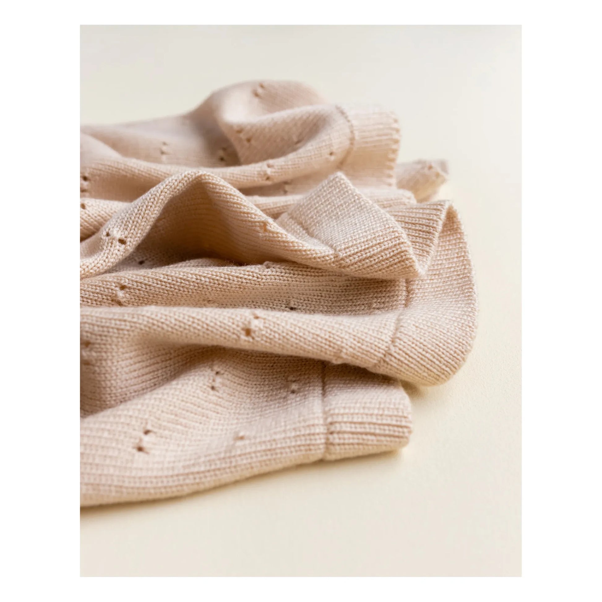 Hvid - Bibi Merino Wool Blanket | Oat