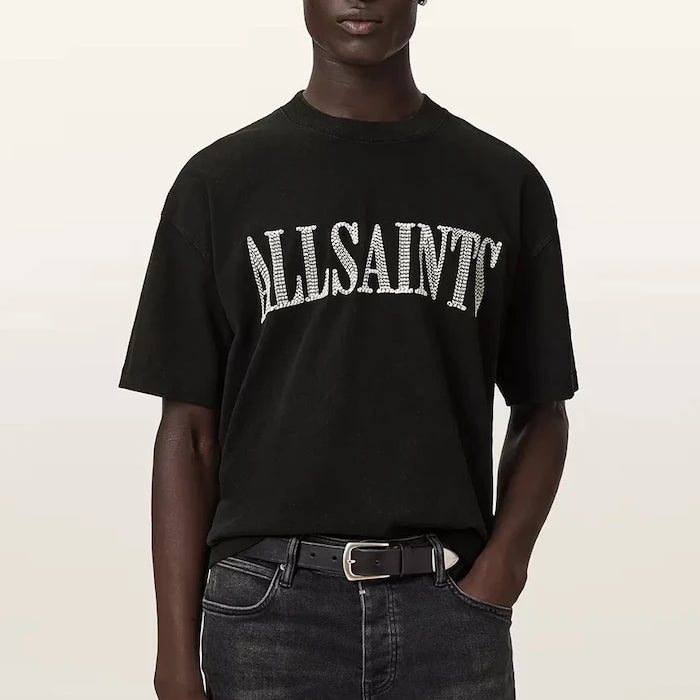 AllSaints тениска мъжка от памук DASH