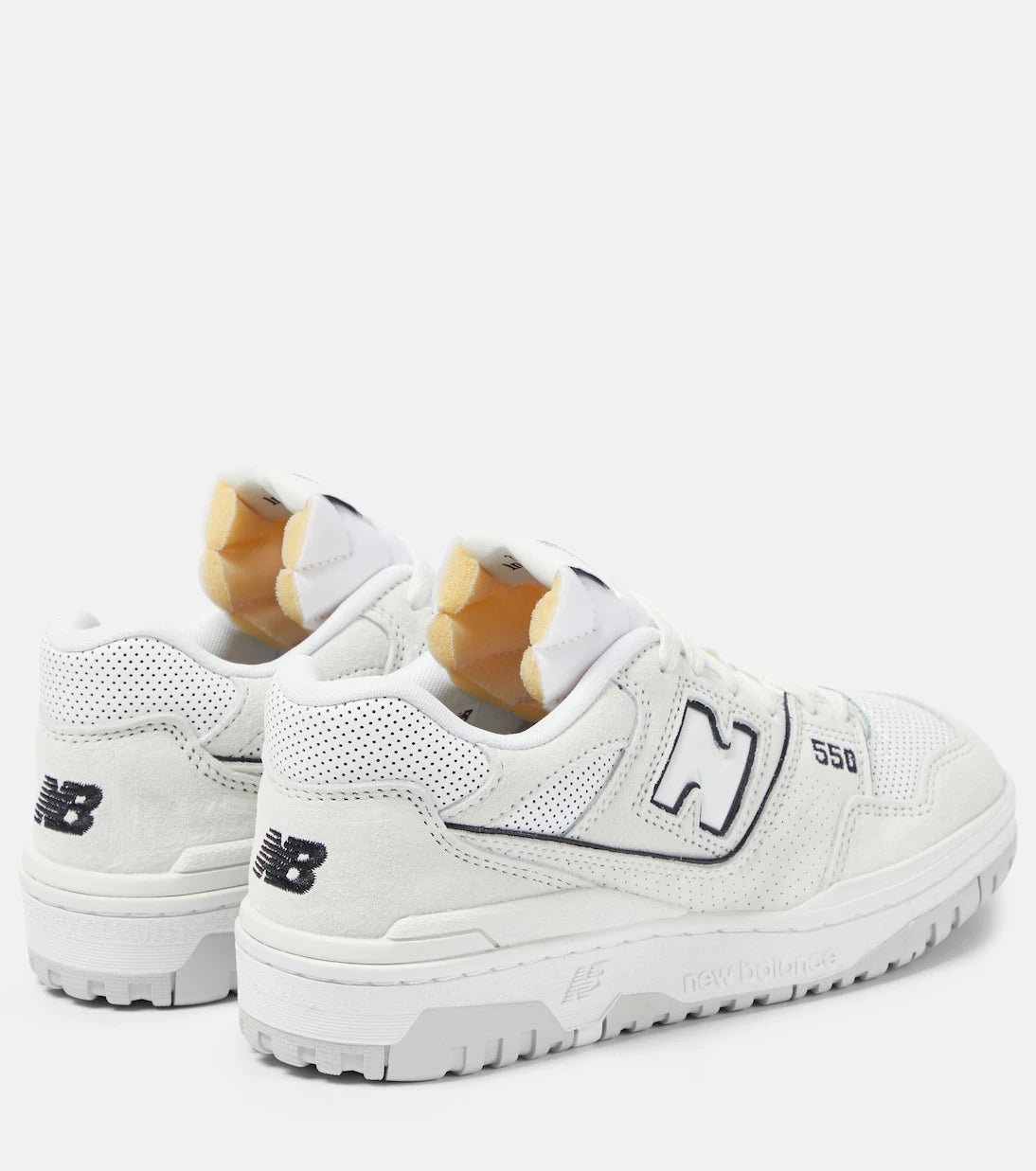 New Balance - حذاء سنيكرز 550 جلدي