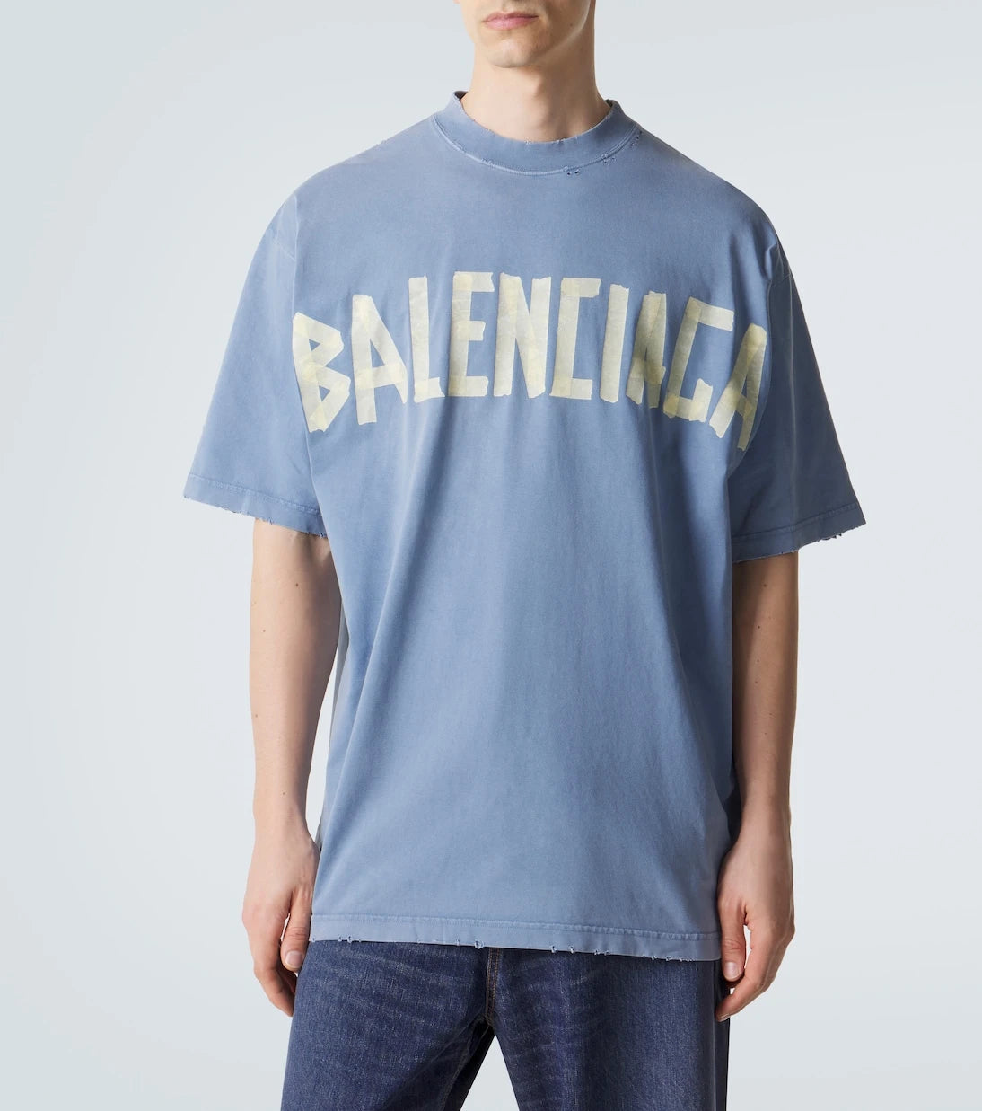 Balenciaga - Tape Type cotton jersey T-shirt