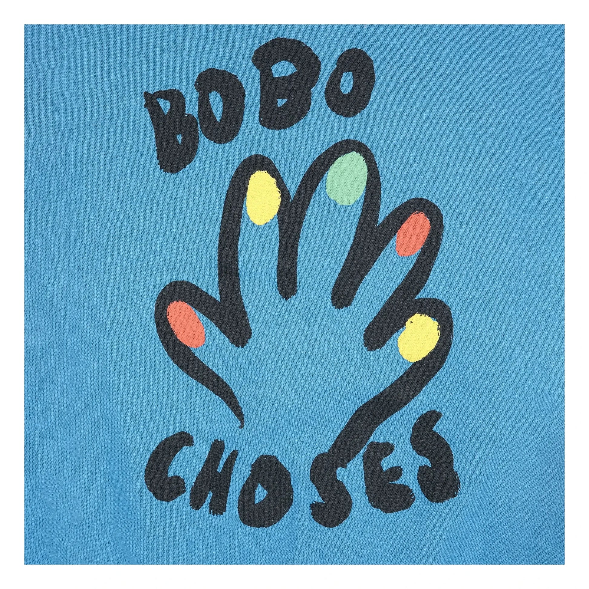Bobo Choses - High Five organic cotton sweatshirt | Blue