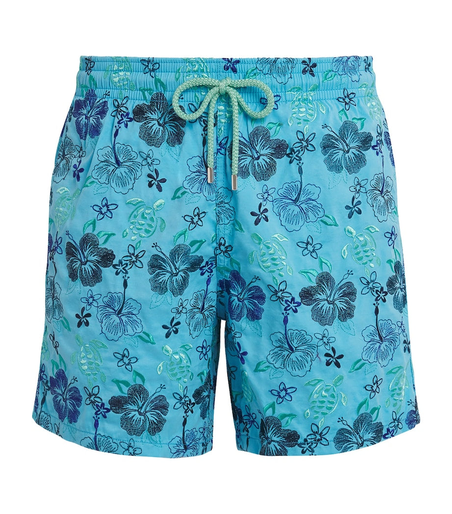Embroidered Mistral Swim Shorts