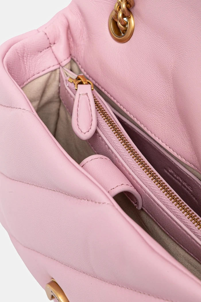 Pinko kadın deri crossbody çanta