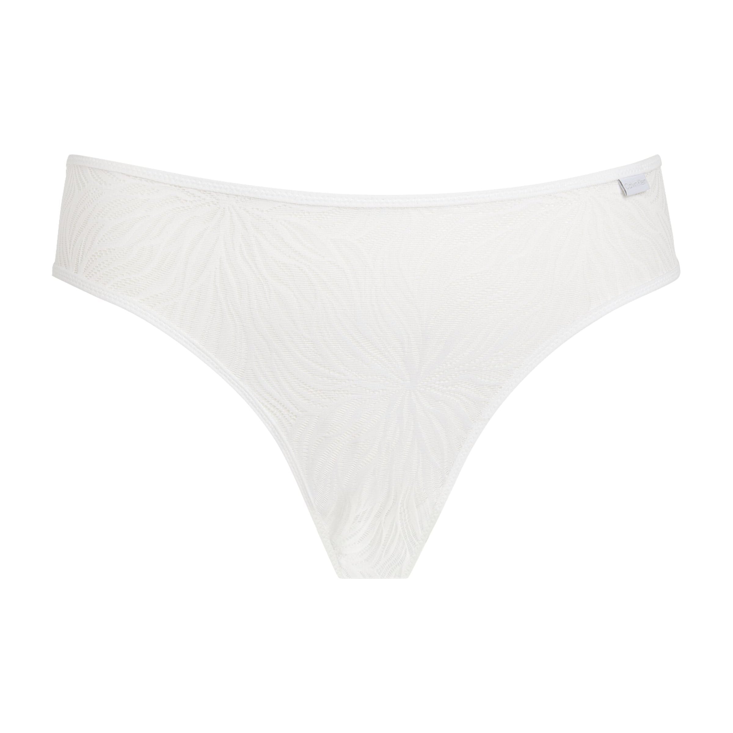Calvin Klein White Sheer Marquisette Briefs