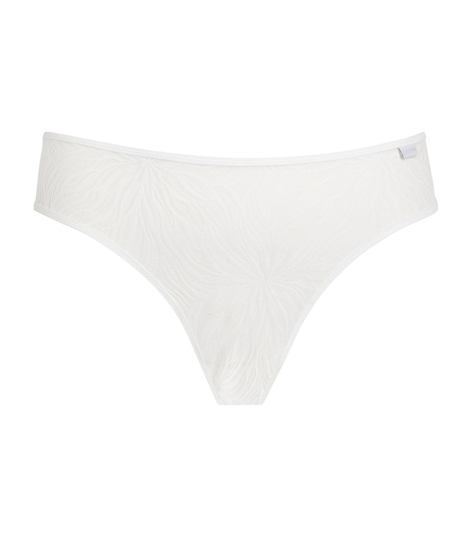 Calvin Klein White Sheer Marquisette Briefs