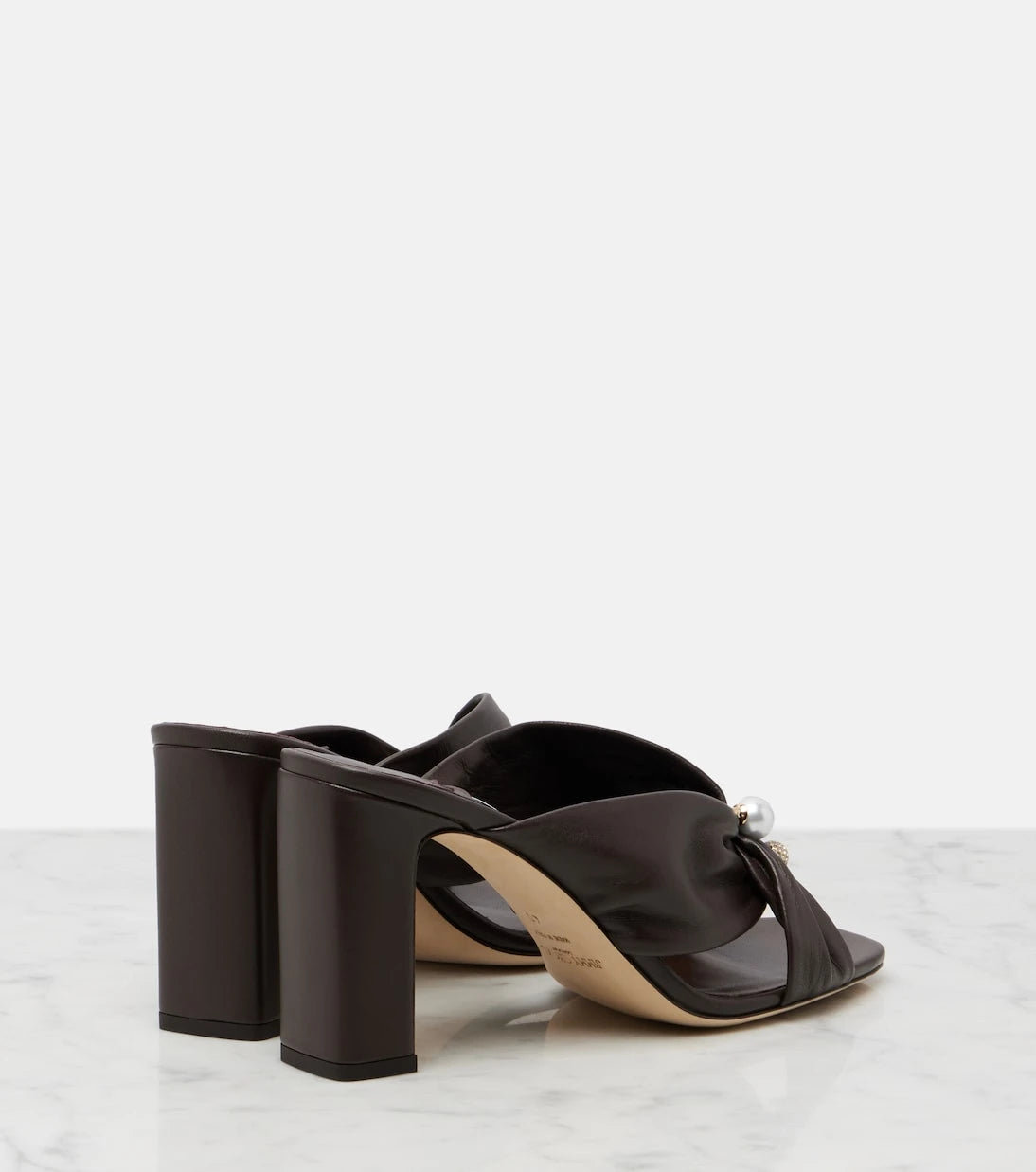 Jimmy Choo - Rafi embellished leather mules