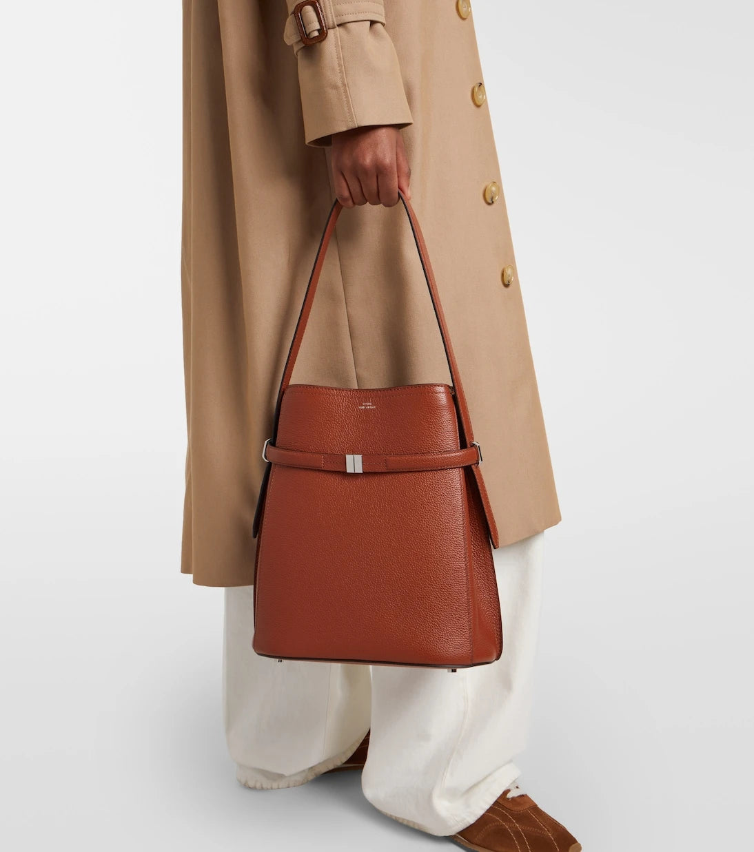 Toteme - Belted leather tote bag