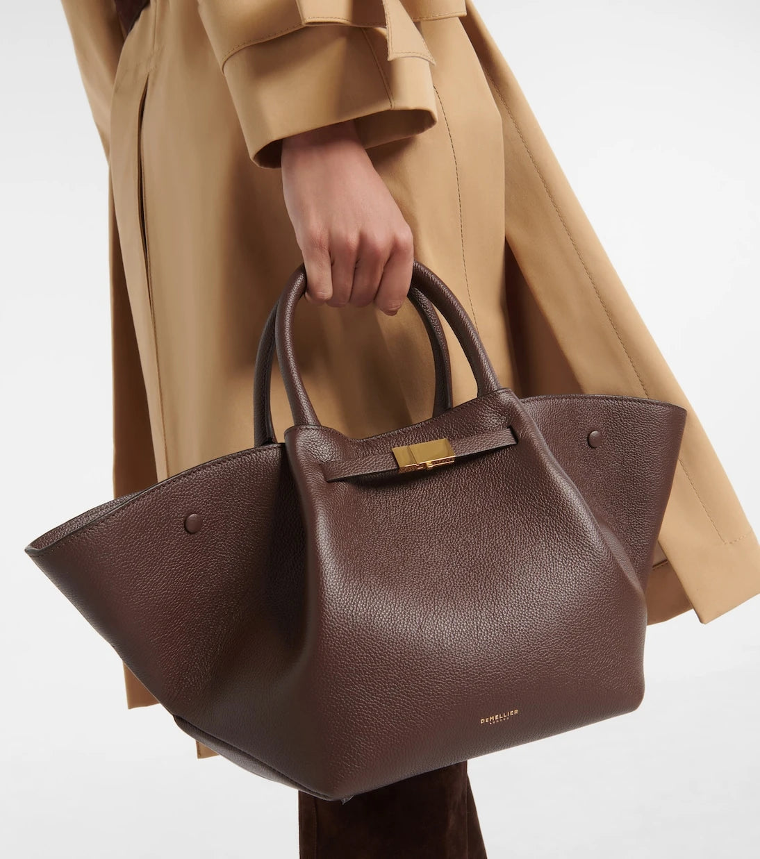 DeMellier - New York Midi leather tote bag