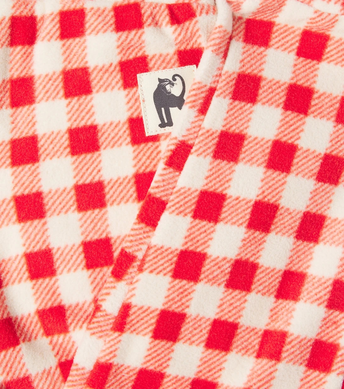 Mini Rodini - Gingham fleece sweatpants
