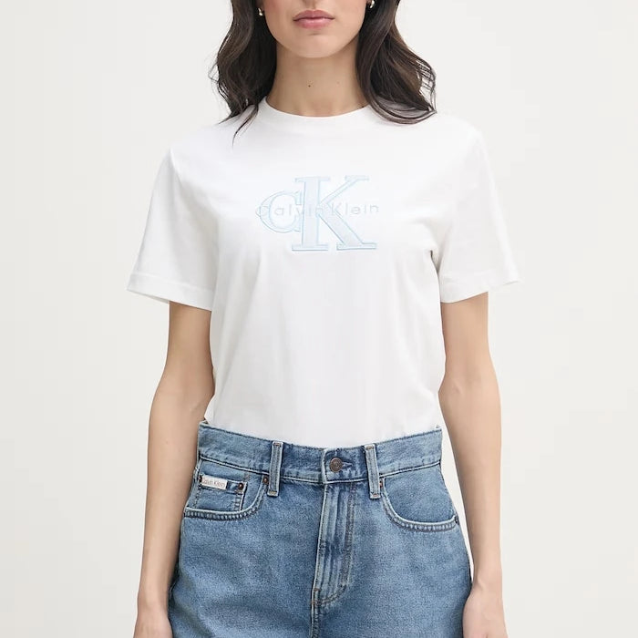 Calvin Klein Jeans тениска basic дамска памучна