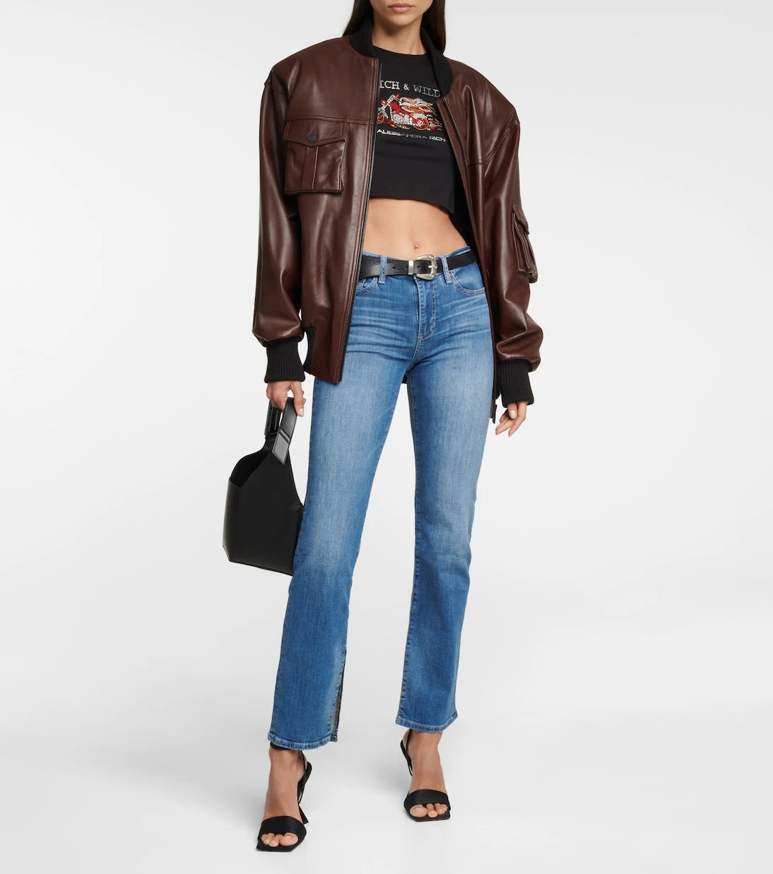 AG Jeans - Knoxx high-rise boyfriend jeans