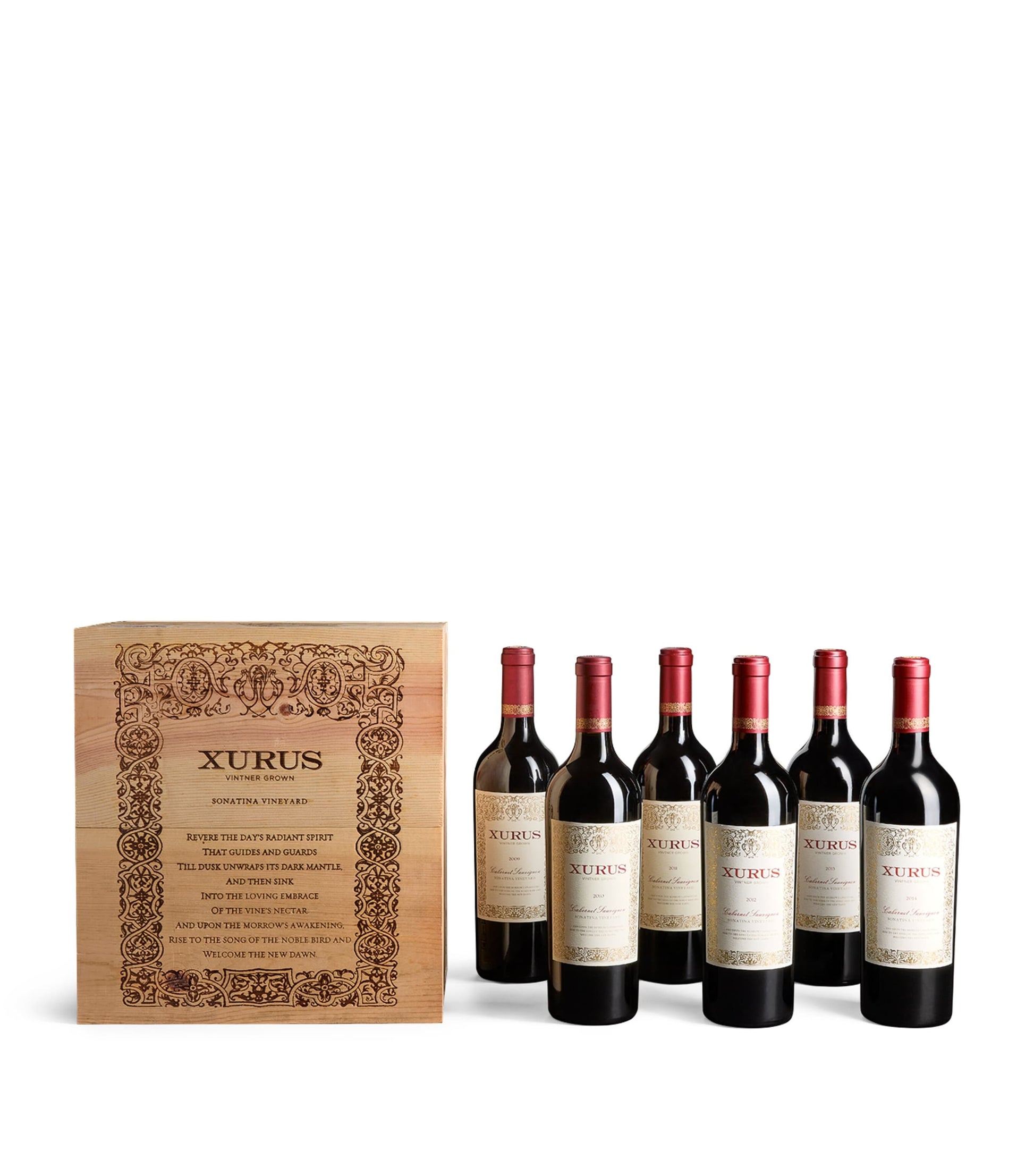 Cabernet Sauvignon Vertical Wine Case (6 Bottles) – California, USA