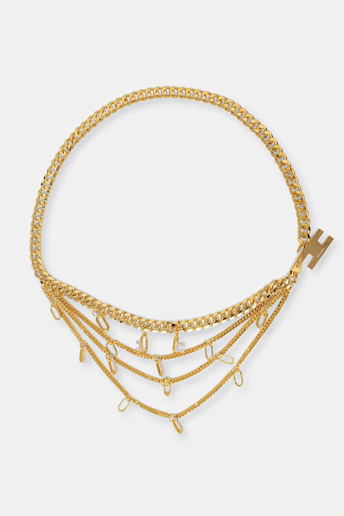 Elisabetta Franchi колан с бижута дамски