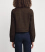 PAIGE Brown Suede Feyd Leather Jacket