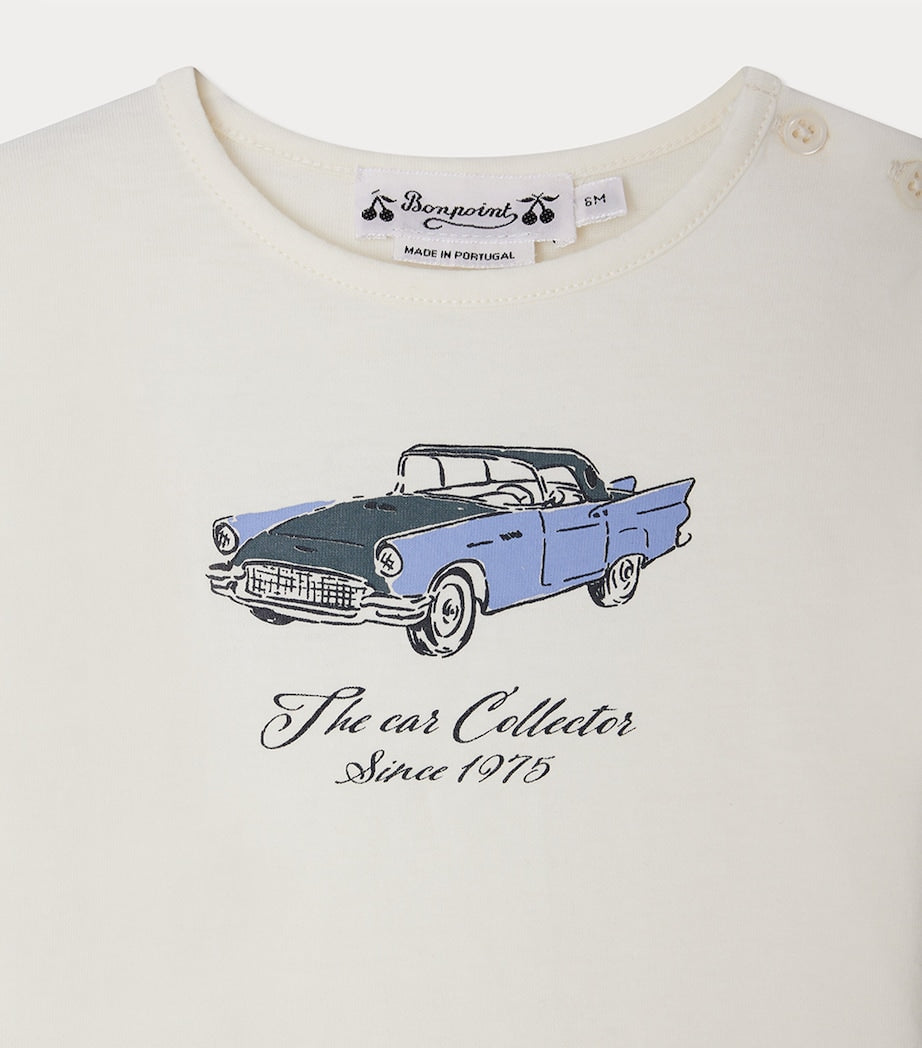 Bonpoint Cotton The Car Collector T-Shirt (6-18 Months)