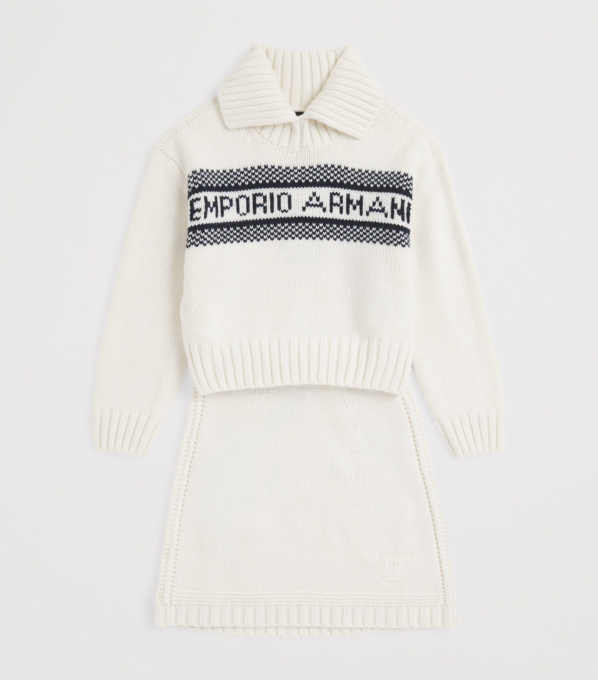 Virgin Wool-Blend Skirt (4-14 Years)