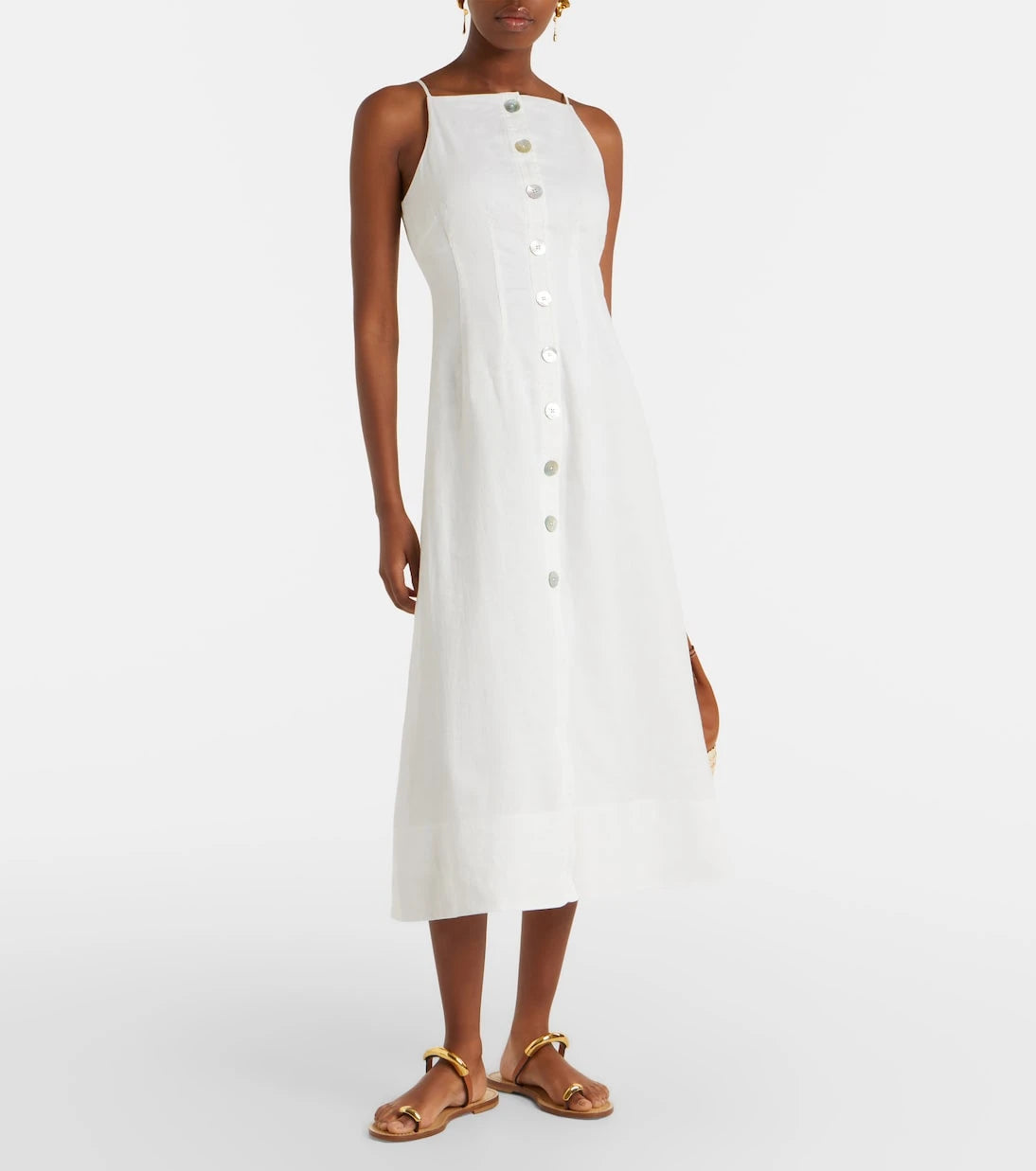 Veronica Beard - Georges linen midi dress