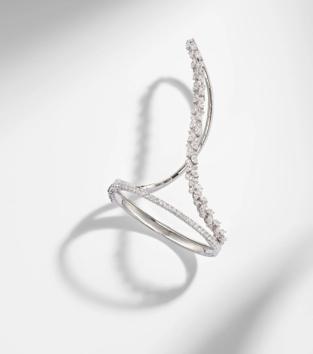 Yeprem - 18kt white gold bracelet with diamonds