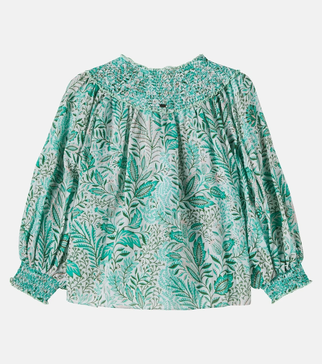 Poupette St Barth Kids - Ysee printed cotton blouse