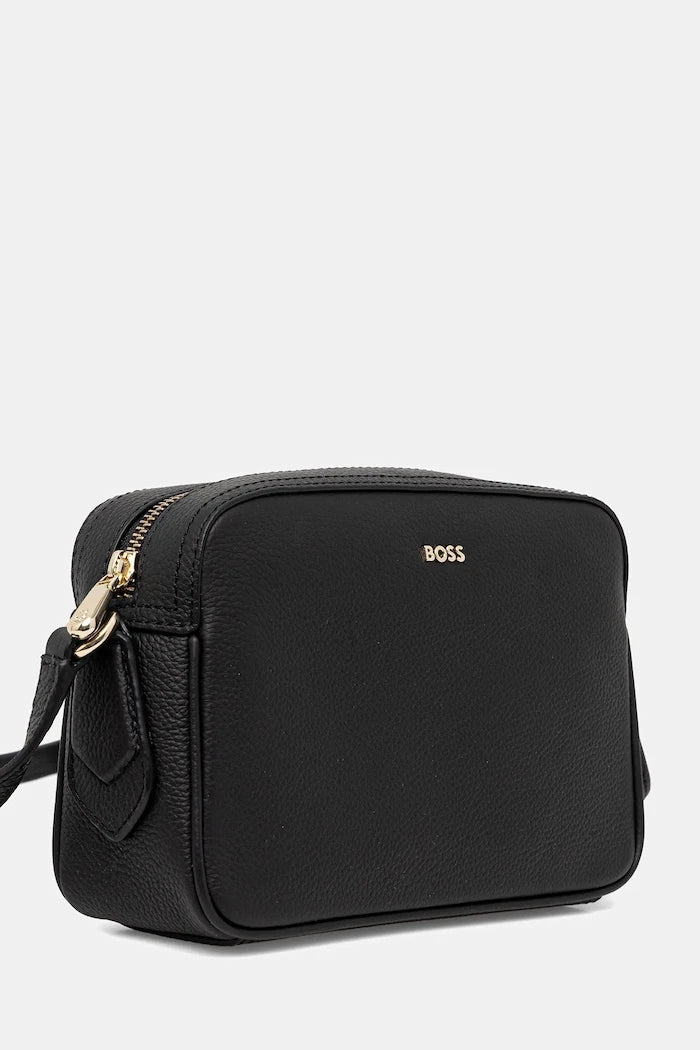 Кожена чанта BOSS Lenah Crossbody