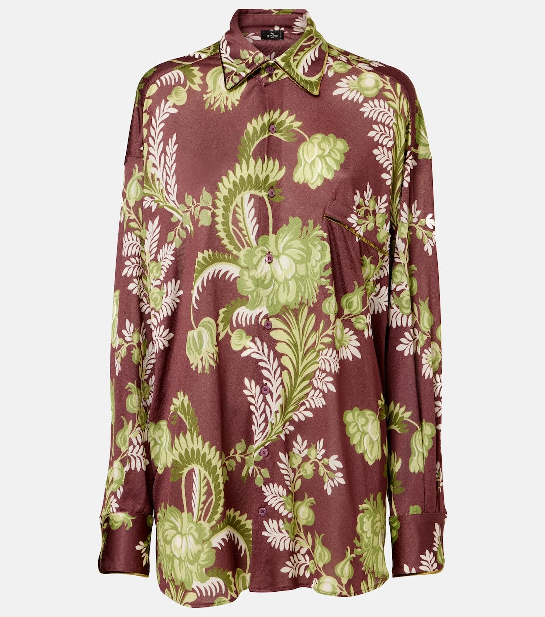 Etro - Floral oversized shirt