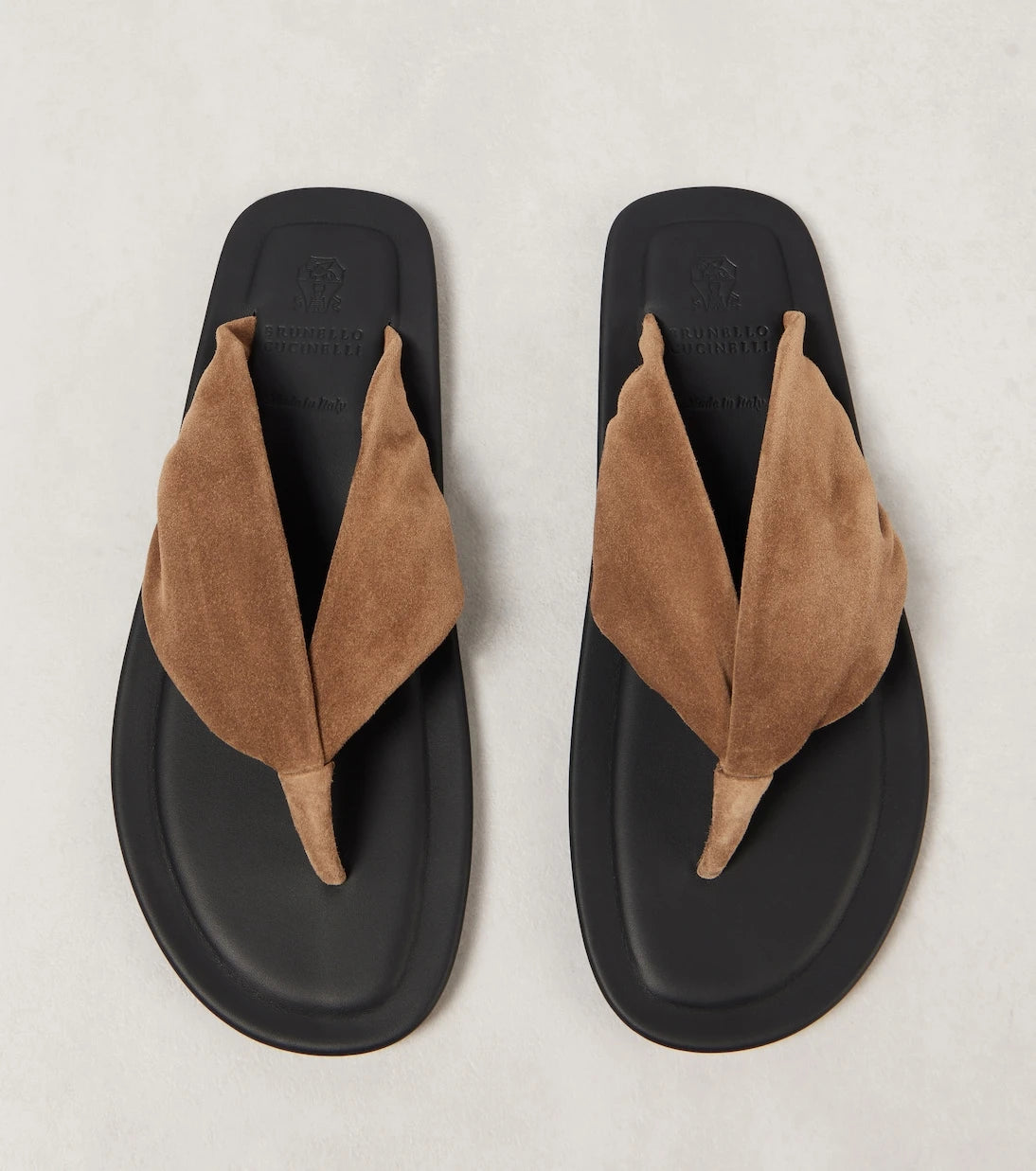 Brunello Cucinelli - Suede thong sandals