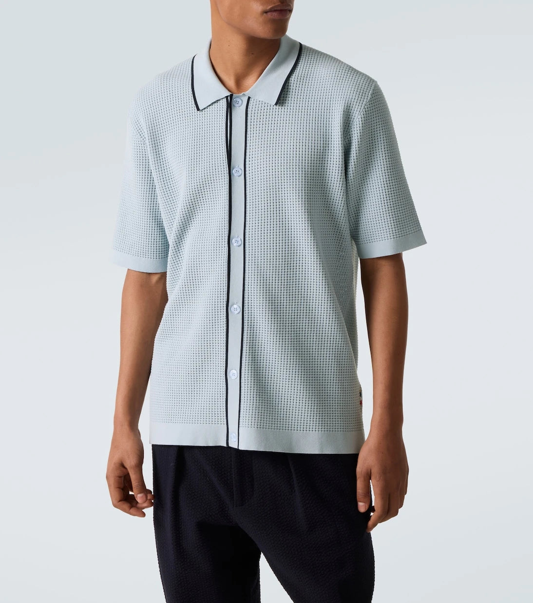 Orlebar Brown - Roddy waffle-knit bowling shirt