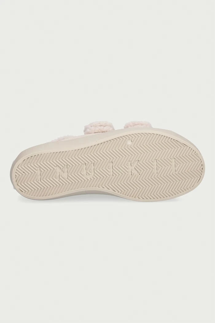Inuikii Shearling Low Velcro Pastelle kadın süet sneaker