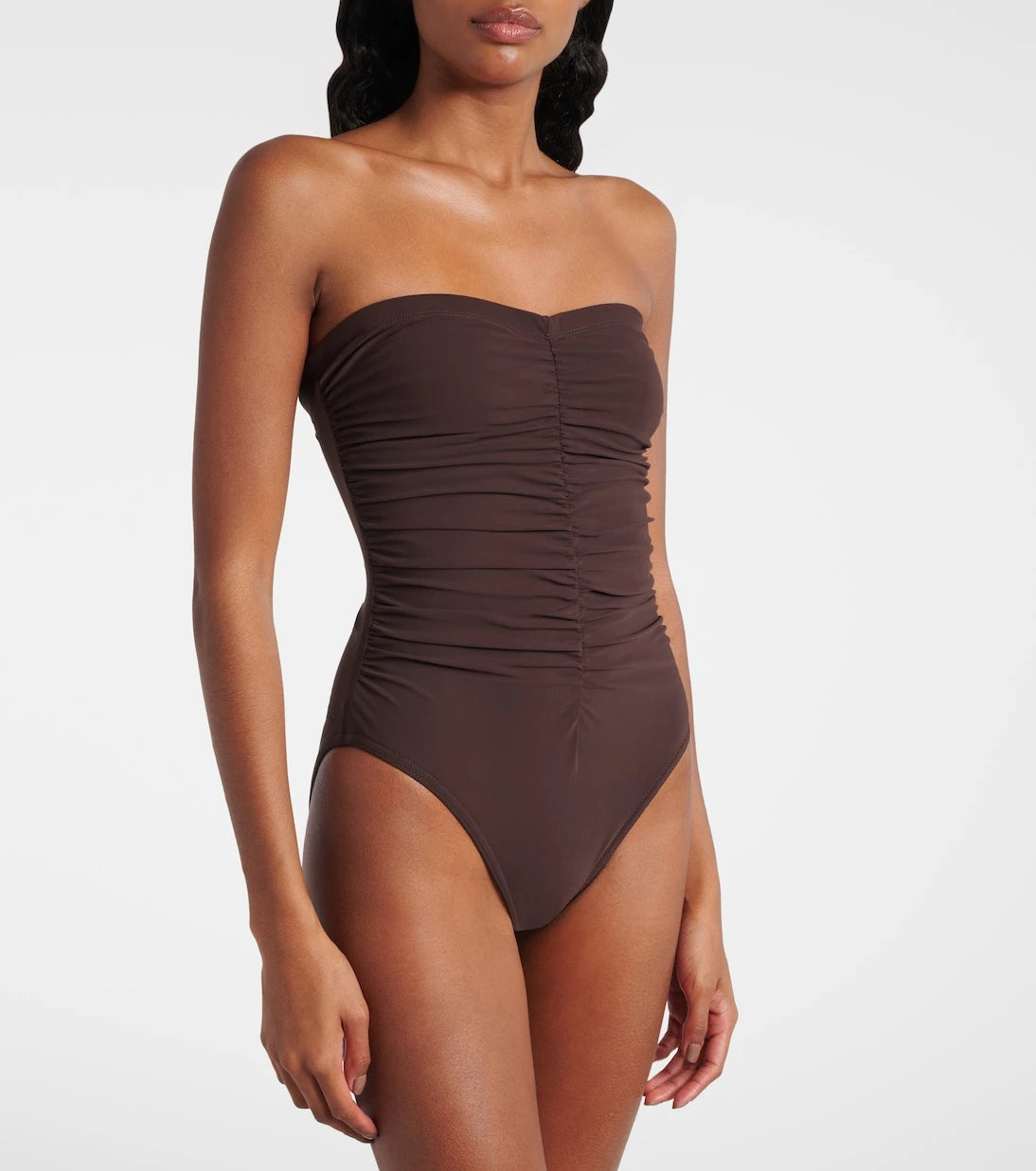 Karla Colletto - Basics ruched swimsuit