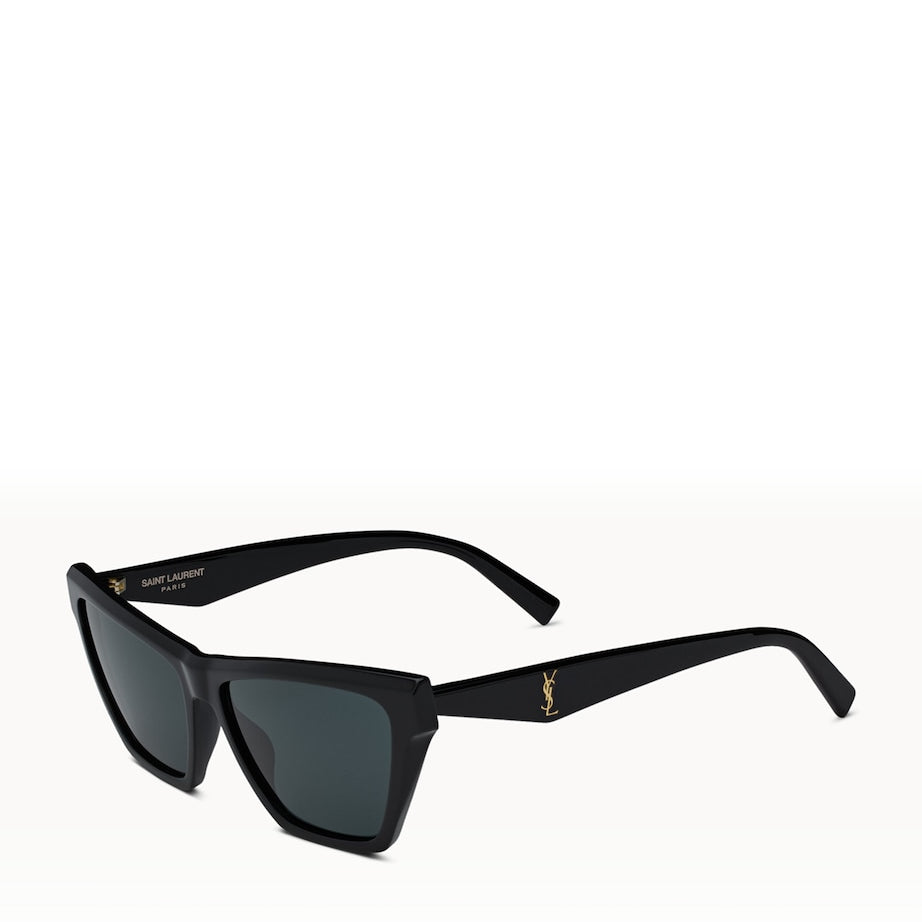 Black Rectangular Cat Eye Sunglasses