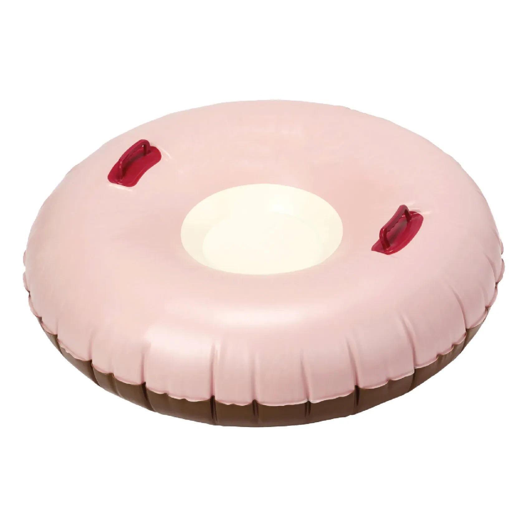 Petites Pommes - Inflatable sled | Pink/Brown