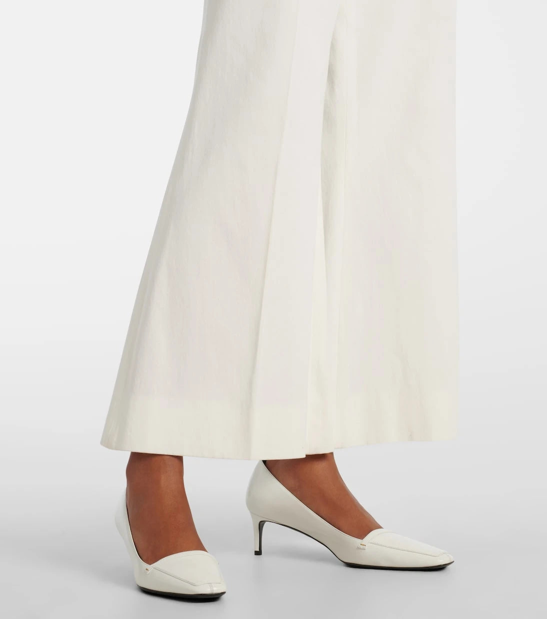 Khaite - Walter cotton canvas flared pants