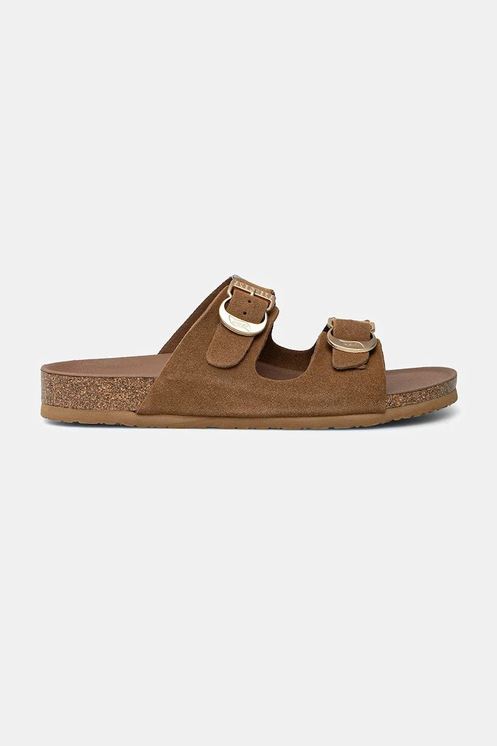 Skechers kadın süet terlik ARCH FIT GRANOLA