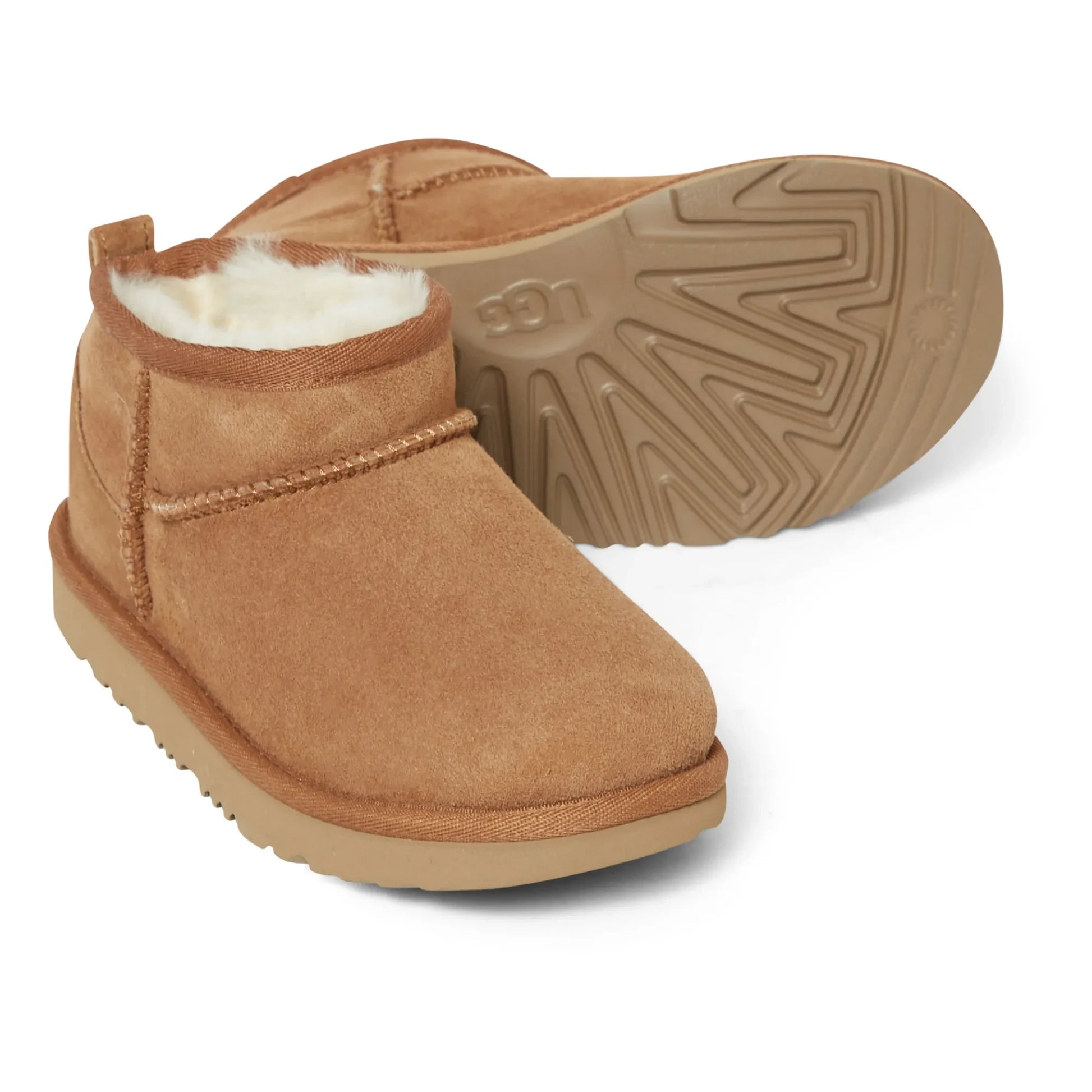 UGG - Classic Ultra Mini Fur-Lined Boots | Camel