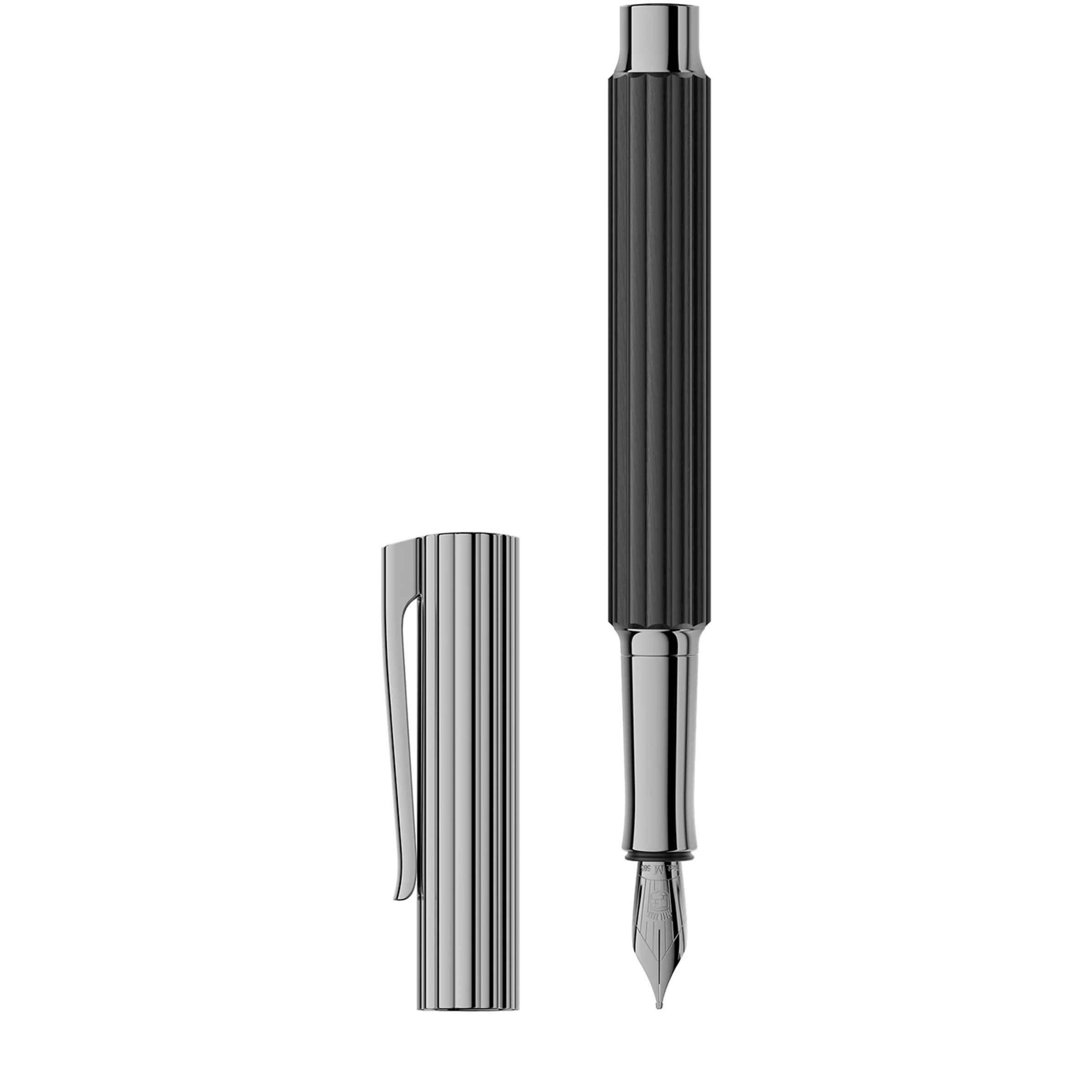 Graf von Faber-Castell Ebony Wood Bloom Fountain Pen