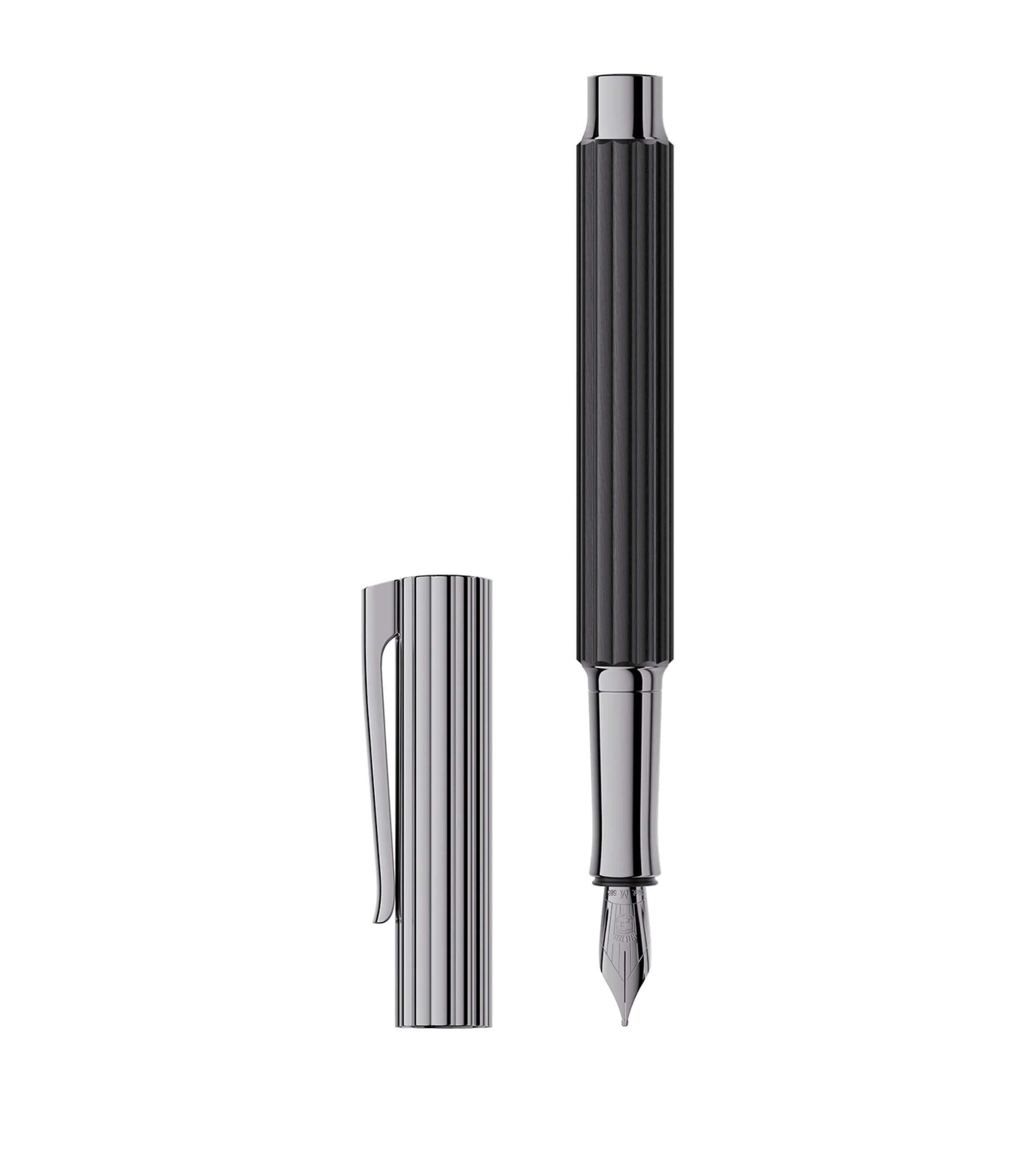 Graf von Faber-Castell Ebony Wood Bloom Fountain Pen
