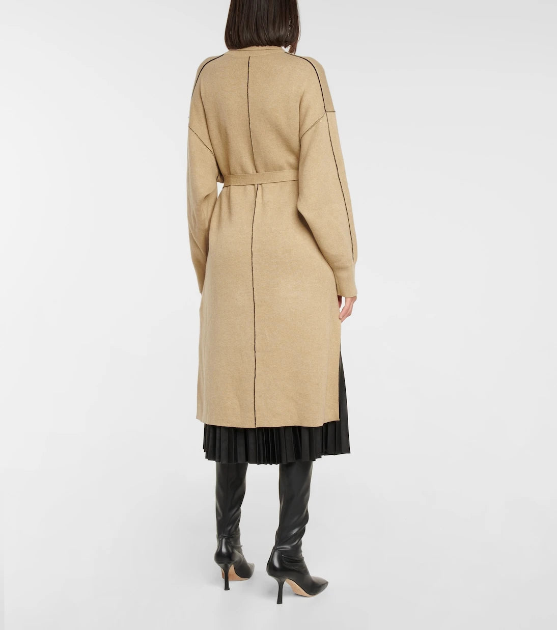 فستان سويتر من مزيج القطن من بروينزا سكولر - وايت ليبل