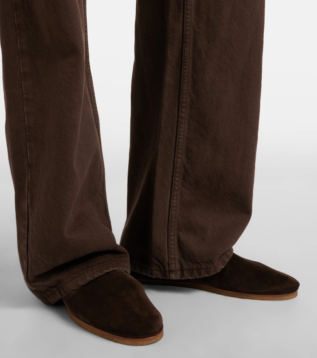 The Row - Perrick suede ballet flats