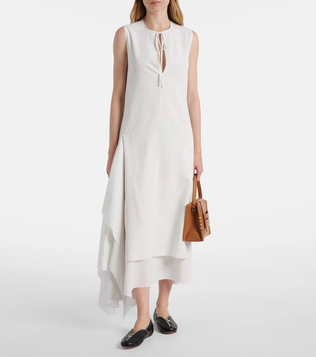 JW Anderson - Double-layered maxi dress