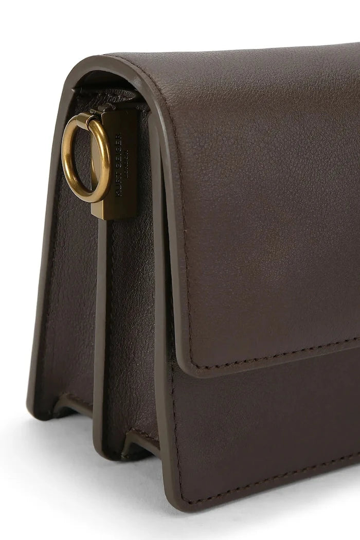 Kurt Geiger London Sloane Soft Shoulder Bag Kadın Deri Crossbody Çanta