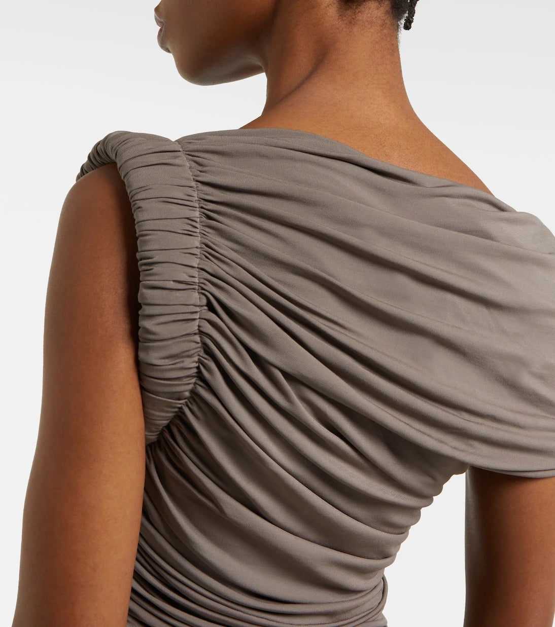 Alaïa - Asymmetric midi dress
