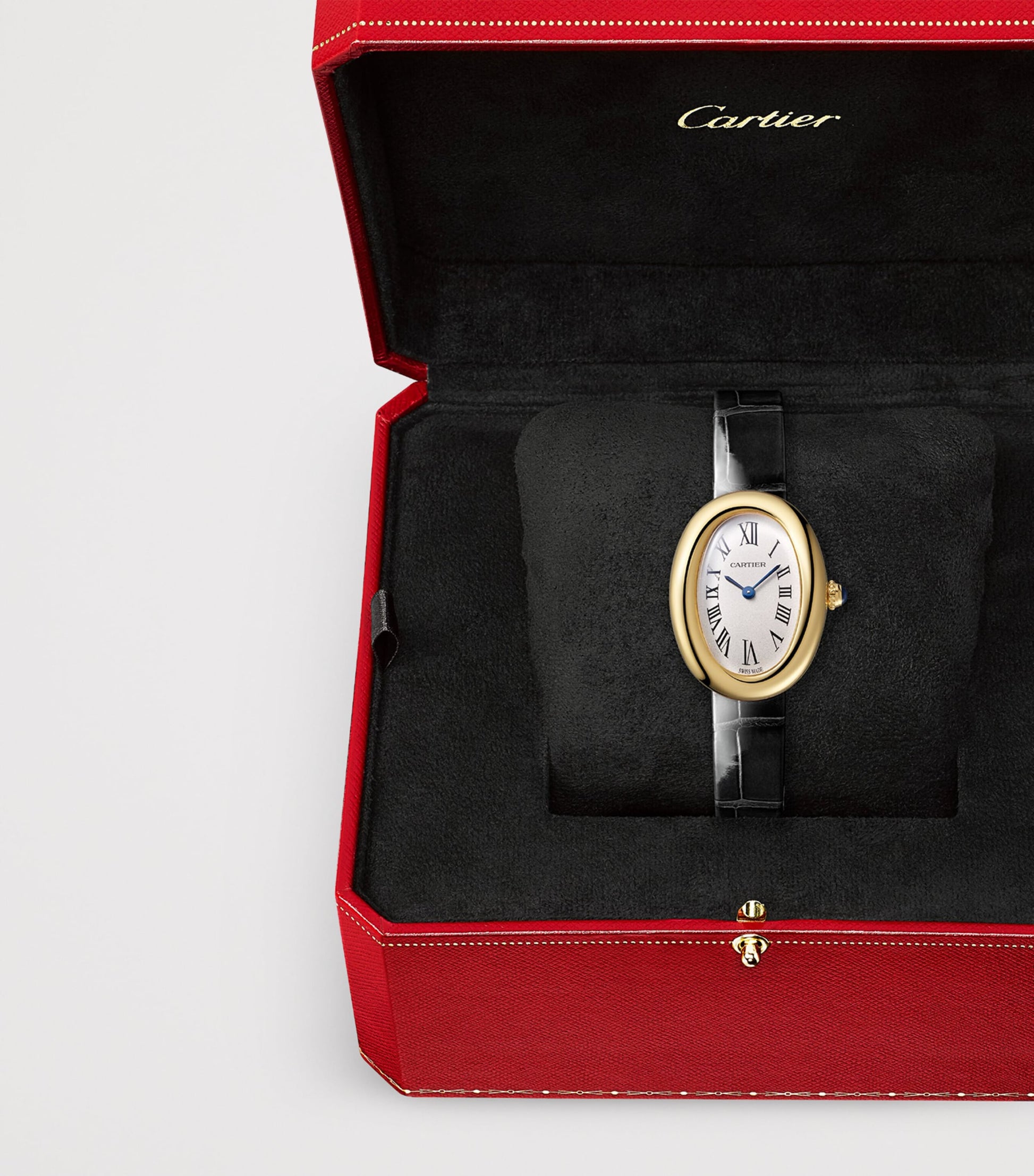 Small Yellow Gold Baignoire de Cartier Watch 23mm