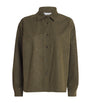 Max Mara Green Wool Collared Cardigan